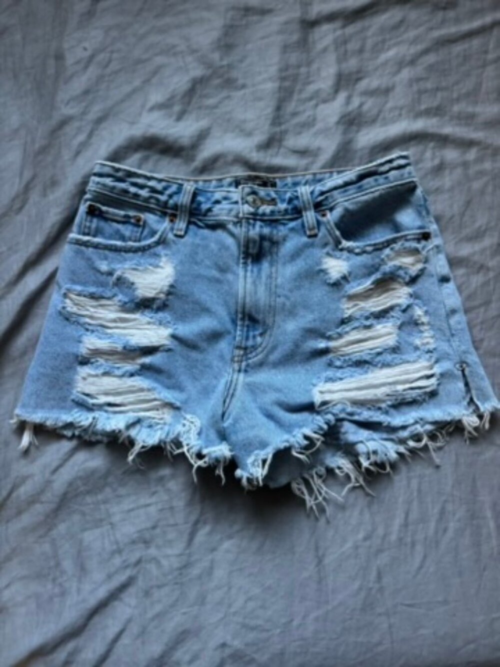 Abercrombie & Fitch Women's Blue Shorts